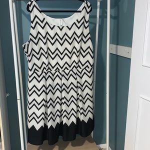 Chevron Striped Dress